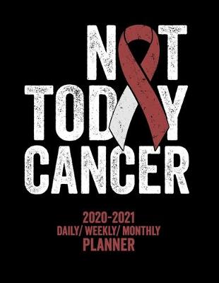 Book cover for Not Today Head and Neck Cancer