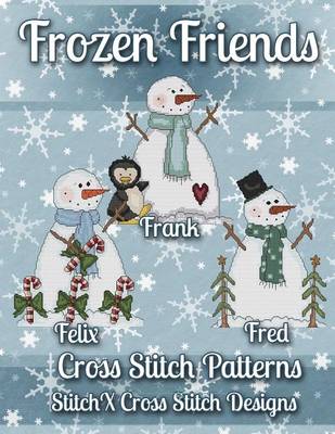 Book cover for Frozen Friends Cross Stitch Patterns