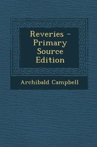 Cover of Reveries