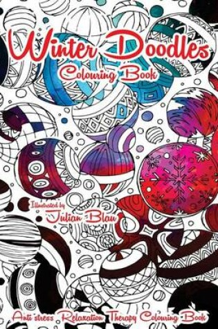 Cover of Winter Doodles Colouring Book