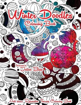 Book cover for Winter Doodles Colouring Book