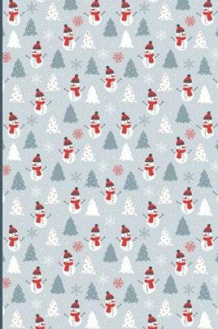 Cover of Christmas Tree and Snowman - Journal Notebook