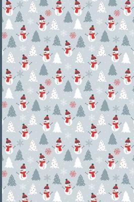 Book cover for Christmas Tree and Snowman - Journal Notebook