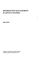 Book cover for Management in Advice Centres