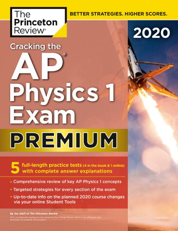 Cover of Cracking the AP Physics 1 Exam 2020