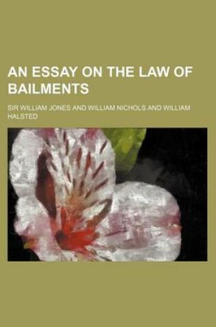 Cover of An Essay on the Law of Bailments