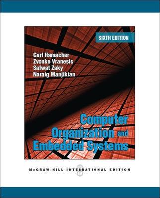 Book cover for Computer Organization and Embedded Systems (Int'l Ed)