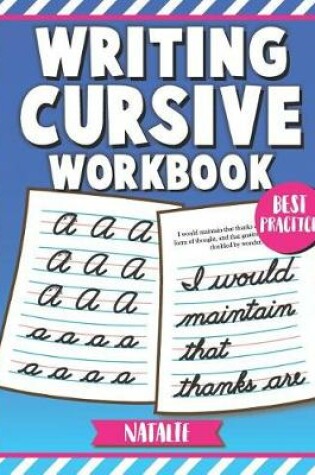 Cover of Writing Cursive Workbook