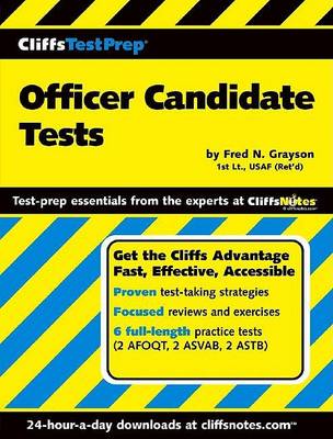 Book cover for Cliffstestprep Officer Candidate Tests