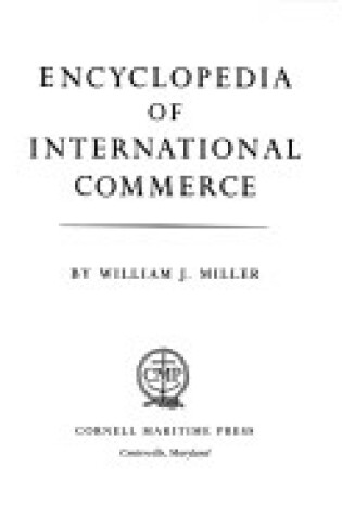 Cover of Encyclopedia of International Commerce