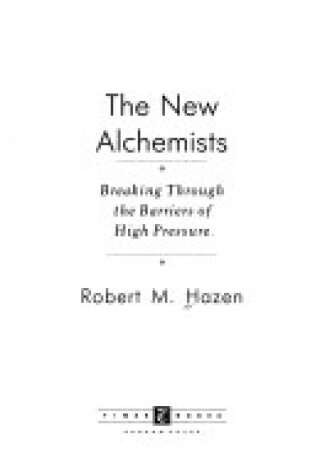 Cover of The New Alchemists