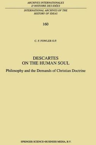 Cover of Descartes on the Human Soul