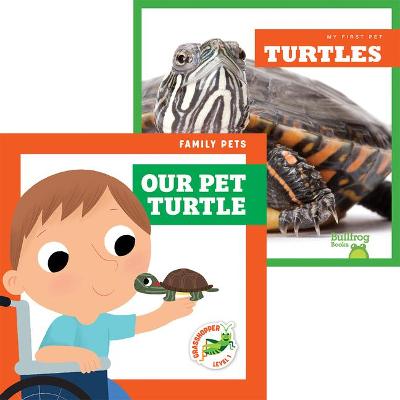 Book cover for Turtles + Our Pet Turtle