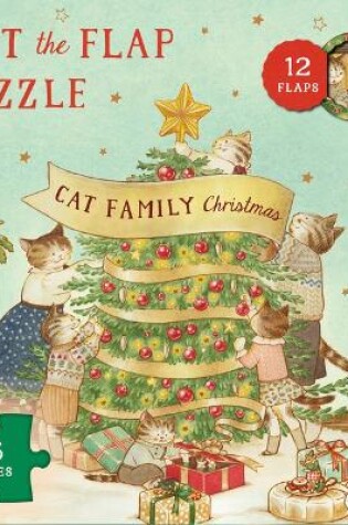 Cover of Cat Family Christmas Lift-The-Flap Puzzle