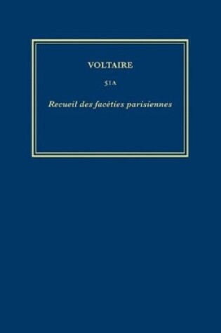 Cover of Complete Works of Voltaire 51A