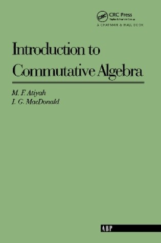 Cover of Introduction To Commutative Algebra