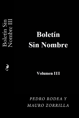 Book cover for Boletin sin Nombre III