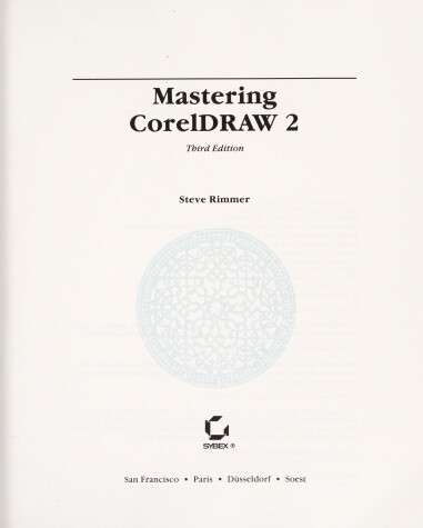 Book cover for Mastering CorelDraw 2