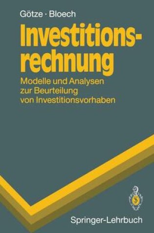 Cover of Investitionsrechnung