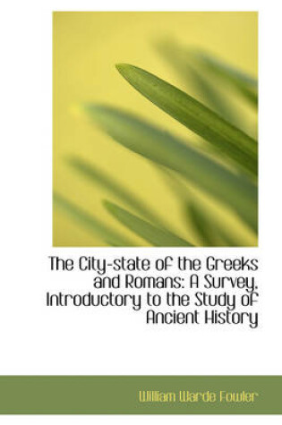 Cover of The City-State of the Greeks and Romans