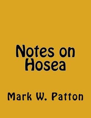 Book cover for Notes on Hosea