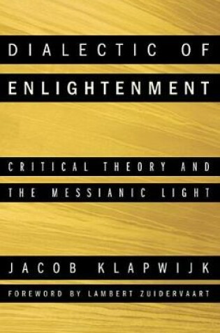 Cover of Dialectic of Enlightenment