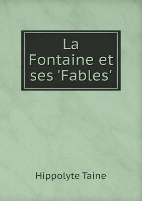 Book cover for La Fontaine et ses 'Fables'