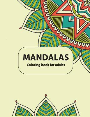 Book cover for Adult Mandala Coloring Book