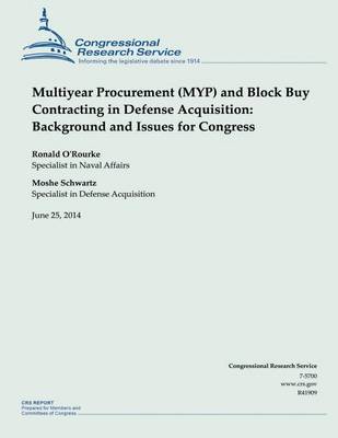 Book cover for Multiyear Procurement (MYP) and Block Buy Contracting in Defense Acquisition