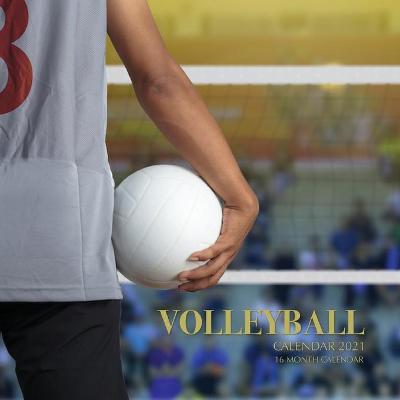 Book cover for Volleyball Calendar 2021