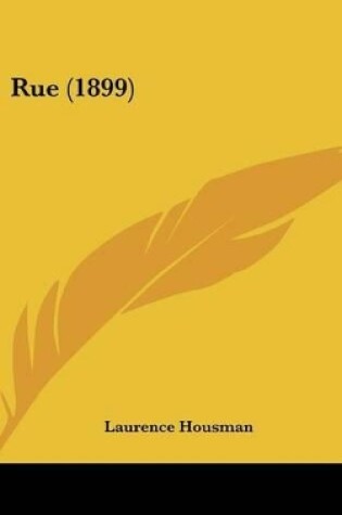 Cover of Rue (1899)