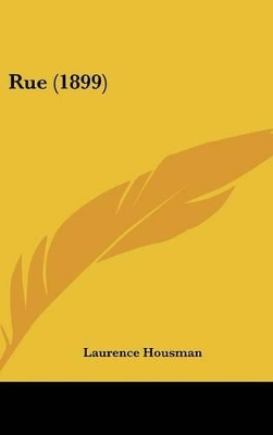 Book cover for Rue (1899)