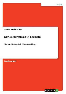 Book cover for Der Militarputsch in Thailand