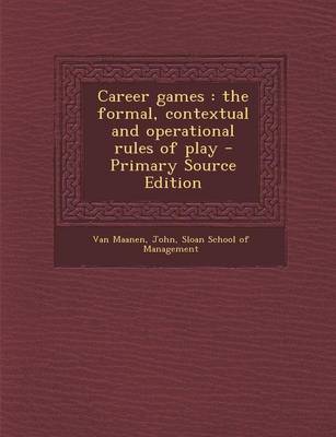 Book cover for Career Games