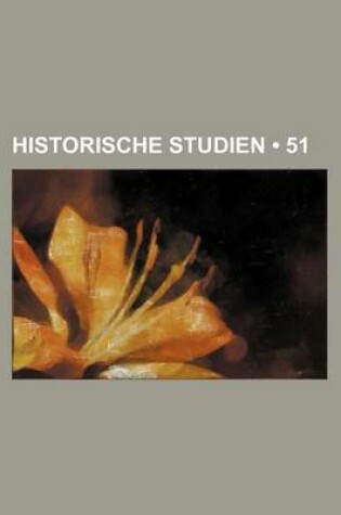 Cover of Historische Studien (51)