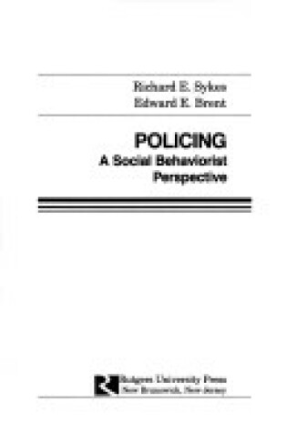 Cover of Policing