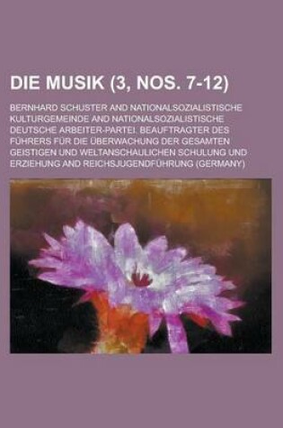 Cover of Die Musik (3, Nos. 7-12 )