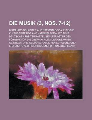 Book cover for Die Musik (3, Nos. 7-12 )