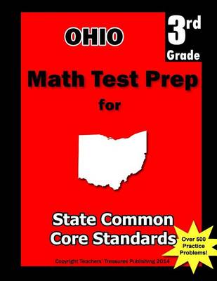 Book cover for Ohio 3rd Grade Math Test Prep