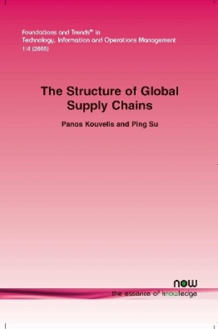 Cover of Structure of Global Supply Chains