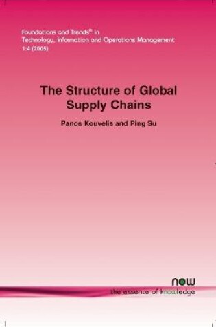 Cover of Structure of Global Supply Chains