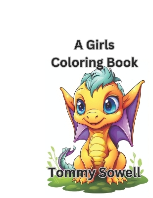 Book cover for A Girls Coloring Book