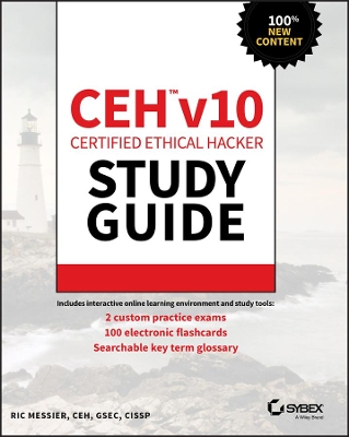 Book cover for CEH v10 Certified Ethical Hacker Study Guide
