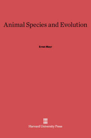 Cover of Animal Species and Evolution