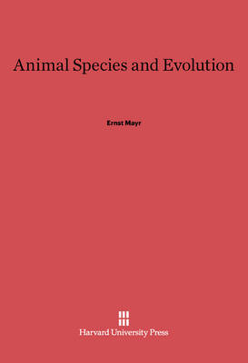 Book cover for Animal Species and Evolution