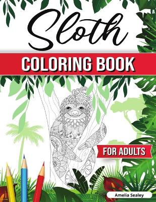 Book cover for The Funky Sloth Coloring Book