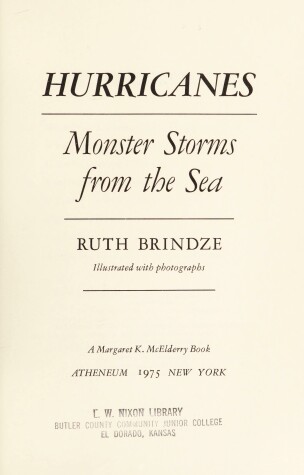 Book cover for Hurricanes