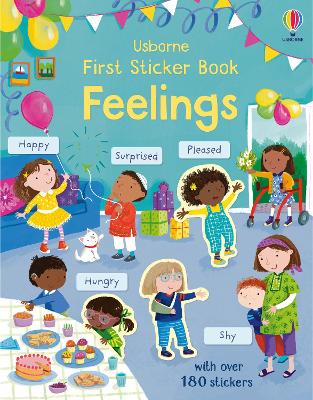 Book cover for First Sticker Book Feelings