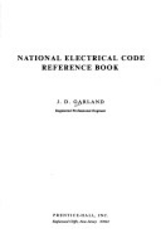 Cover of National Electrical Code Reference Book