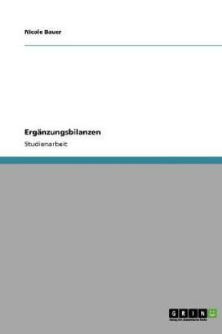 Cover of Erganzungsbilanzen